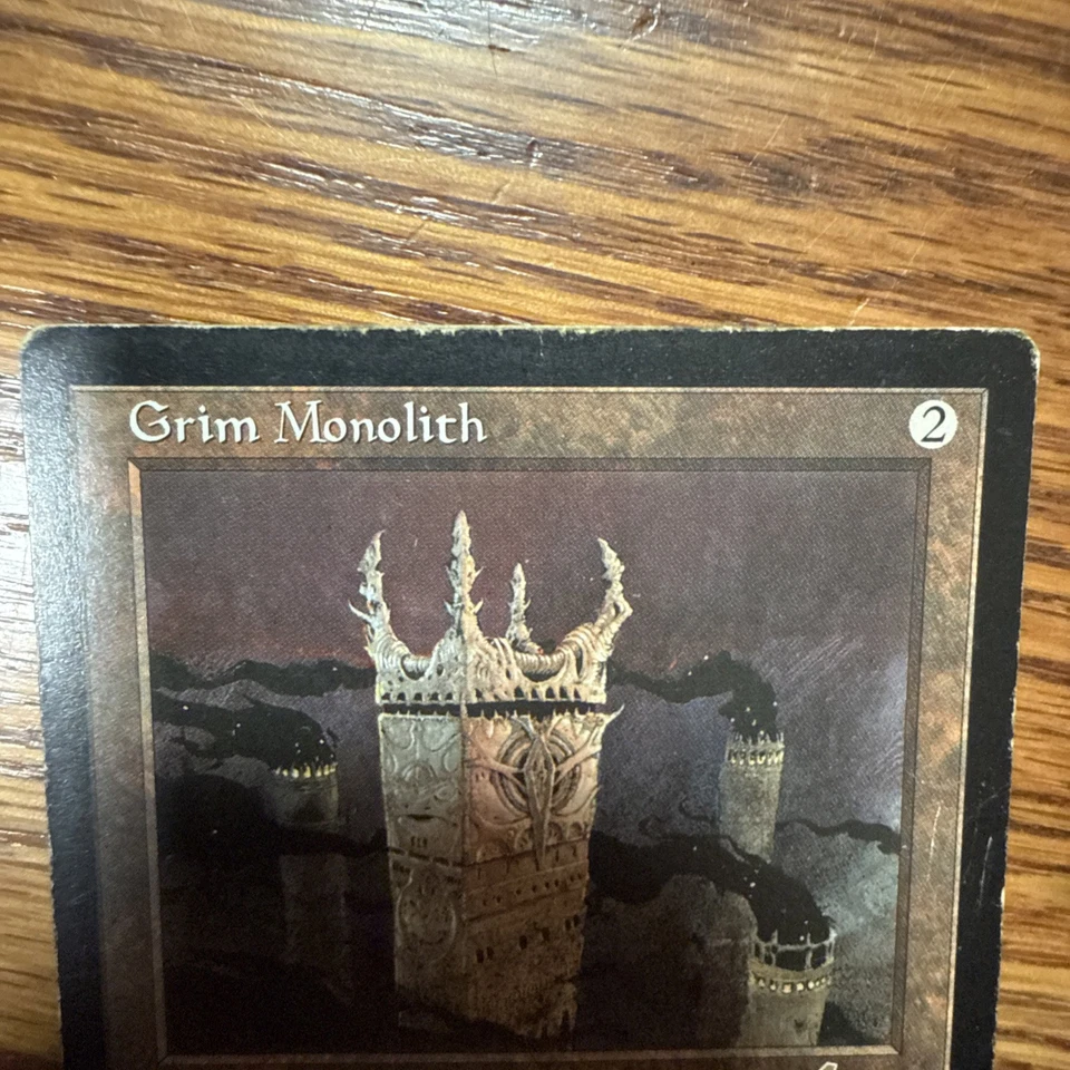 MTG Grim Monolith- HP Urza's Legacy Magic the Gathering Card # 126 - Image 2 of 4
