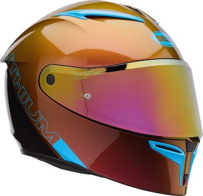 Bell Lithium MIPS Plus Delta  Helm, schwarz/lila, M (57/58)
