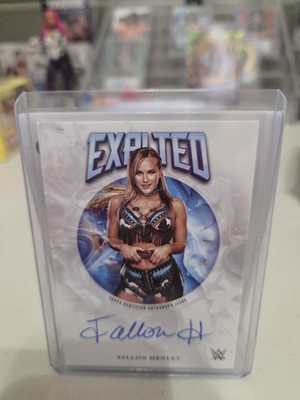 2025 TOPPS EXALTED WWE FALLON HENLEY ON-CARD AUTO NXT AUTOGRAPH