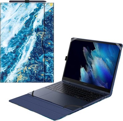 Sleeve Case for 15.6'' Samsung Galaxy Book2 Pro 360 NP950QED Portfolio Book Cover
