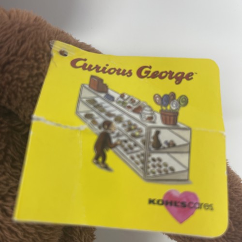 Curious George Plush Kohl’s Cares 15" Stuffed Animal Monkey Toy Brown NWT - Picture 3 of 7