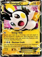 Emolga EX Holo Ultra Rare XY Base Set 46/146 DMG on eBay