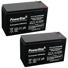 2 Pack  12V 9Ah Sealed Lead Acid Battery for Electric Scooter and Toy Car