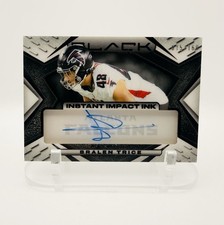Bralen Trice Panini NFL Auto 2025 Black Instant Impact Ink Atlanta Falcons /160