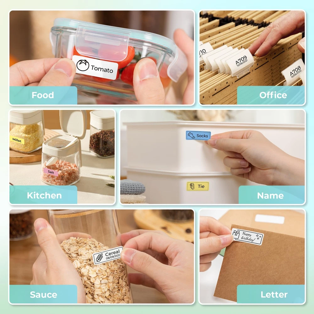 Bluetooth Label Maker P21 with Tape Wireless Mini Portable Printer