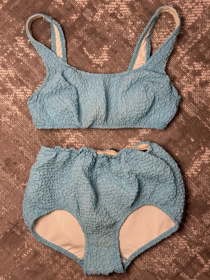 Винтажный купальник 60-е 70-е Carol Brent 2 шт. купальник бинкини размер XS маленький - Изображение 2 из 4