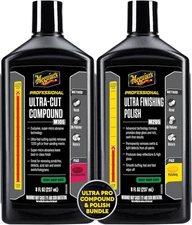 Meguiar's M105 & M205 Mirror Glaze Compound & Polish Kit – Pro Results