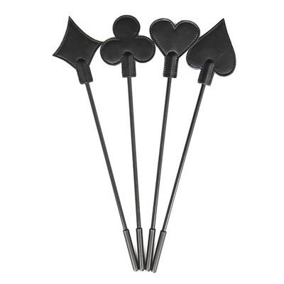 PU Leather Paddle Slapper Whip For Horse Training Enhance Pain Equestrian