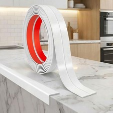 10FT Wall Corner Protector Moulding Trim White, W0.63 in