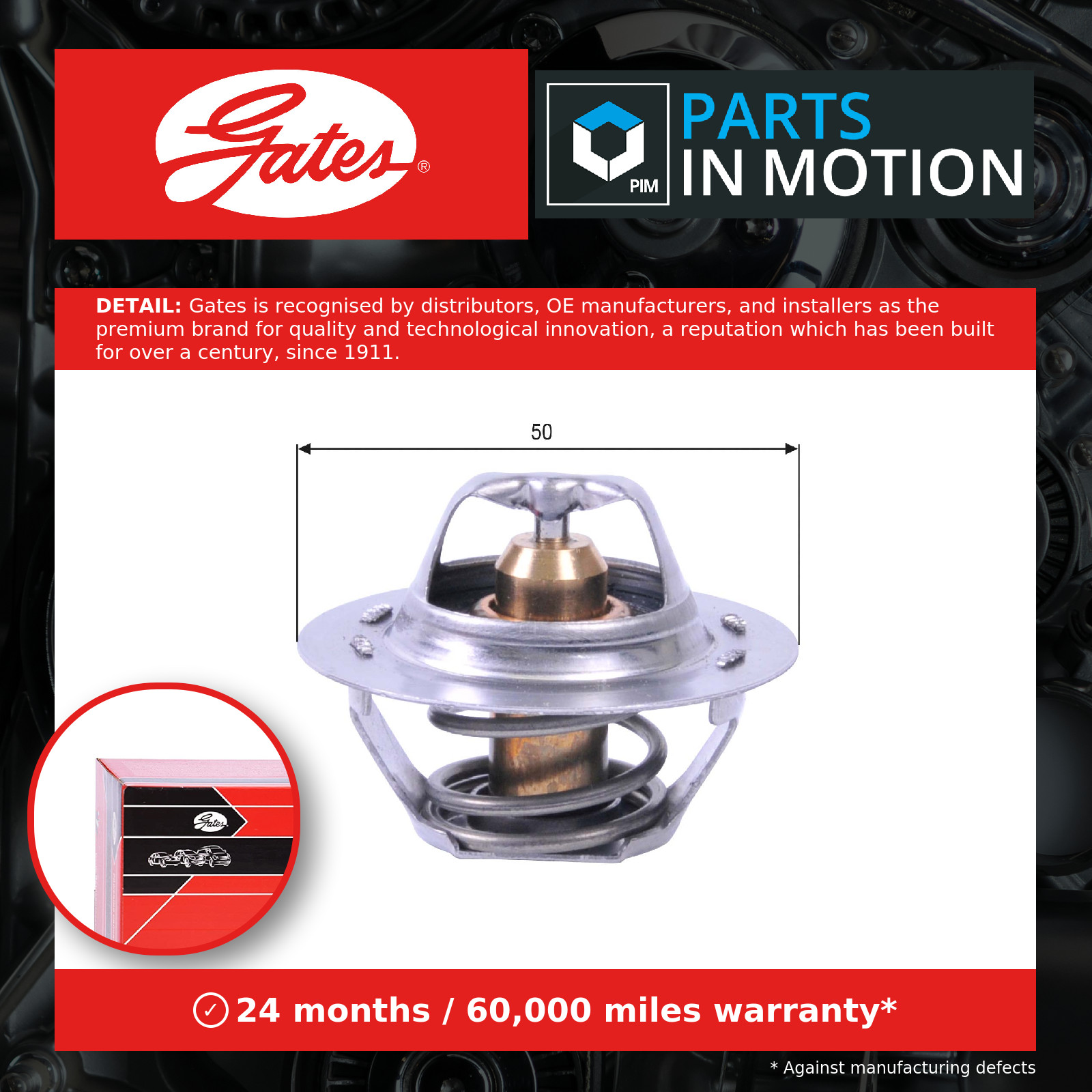 GATES Engine thermostat OPEL,RENAULT,NISSAN TH23389G1 6001543366,7700872554,8200772985 8200772985,2120000Q0B,2120000QAA,4408334,4434460,91159950 - Image 15