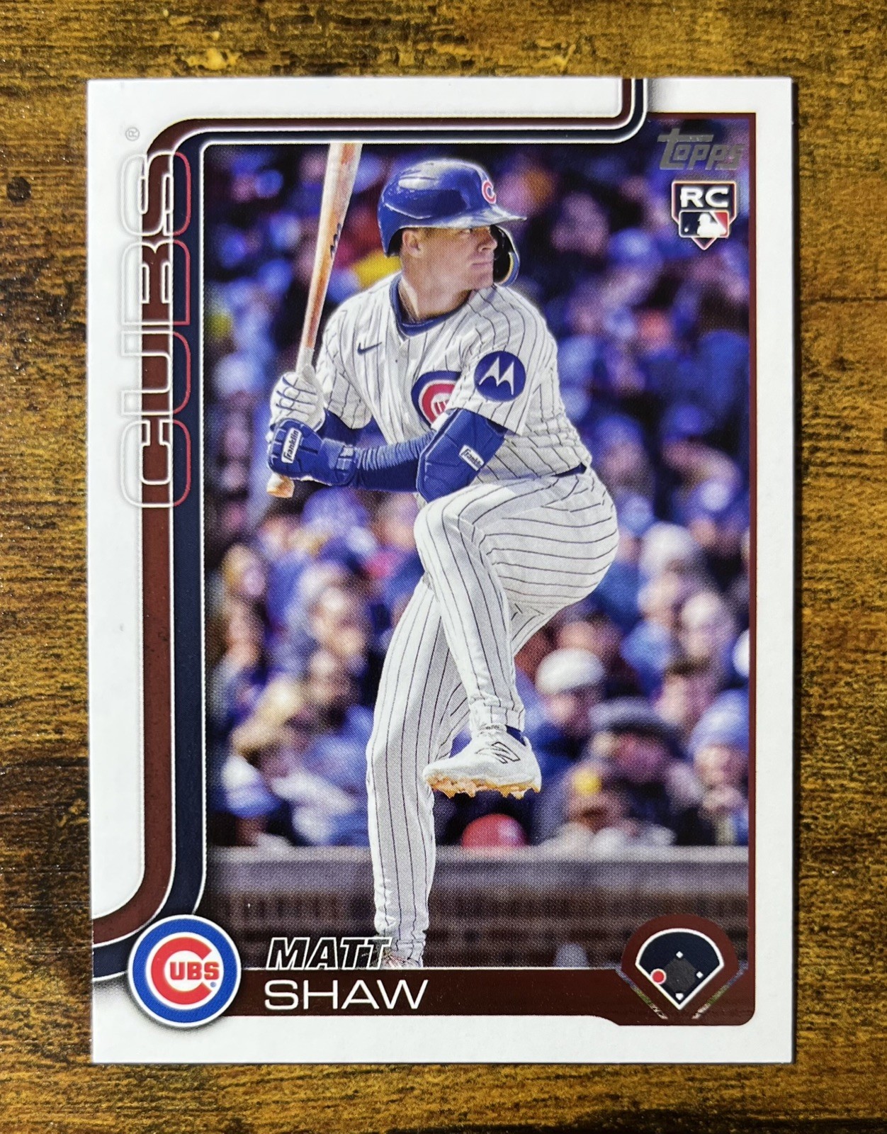 2025 Topps Update Series Matt Shaw Rookie #US200 Chicago Cubs (RC)