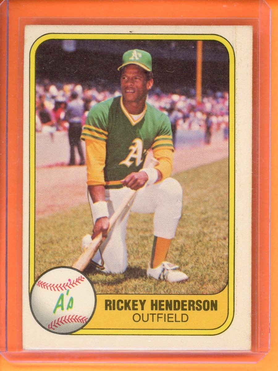 Rickey Henderson 1981 Fleer #574