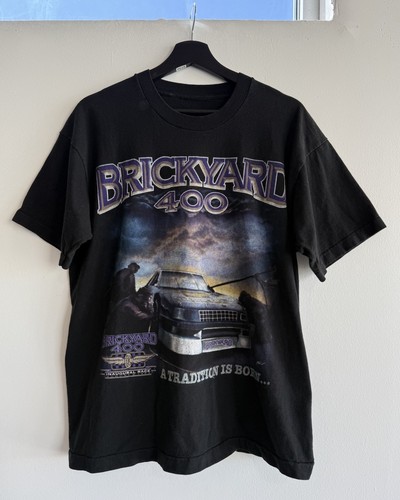 Size Large Mens - Vintage Brickyard 400 Indy Motor Speedway Tee Made USA 94 RARE