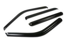 4 Pcs Vent Window Visor Deflector Rain/Sun Guard, Dark Smoke, Compatible with