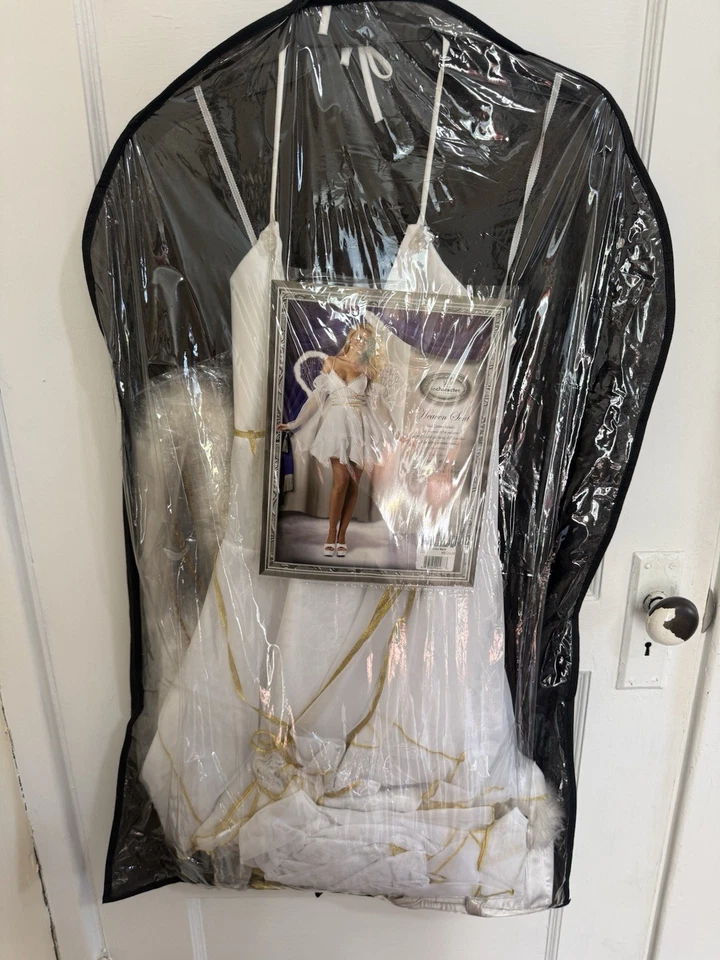 In Character Sexy Heaven Sent Angel Costume With Bonus Purse - Image 2 of 4