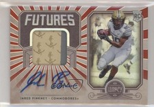 2020 Panini Legacy Futures Ruby 48/100 Jared Pinkney #FD-JP Dual Patch Auto 3t1