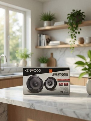 Kenwood KFC-S1666 16cm 300W 2-Way Flush Mount Car Speakers