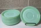 8 Fire King Jadeite Restaurant Ware Saucers