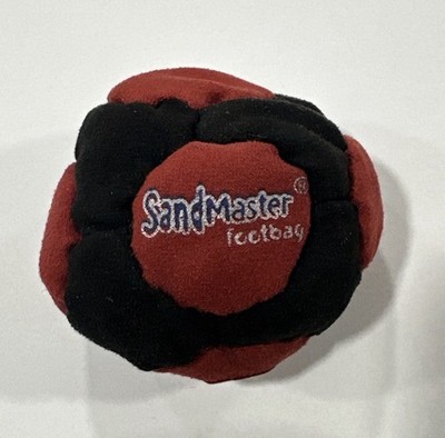 Red And Black Sandmaster Foot bag W/ Sticker New Very Controllable   