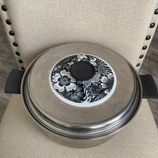 Olla de utensilios de cocina de acero inoxidable Royal Prestige informal elegancia Montego 10,5-11 pulgadas