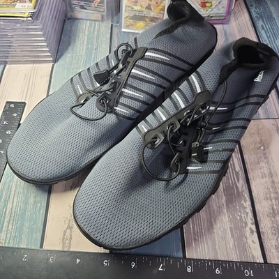 Racqua Grey & Black Lightweight Quick Dry Mesh Water Shoes Mens 13 NEW No Box 