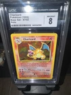 Pokémon Charizard Base Set Holo Rare CGC 8 4/102 TCG English 1999