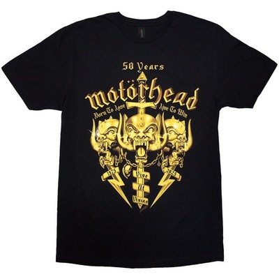 Motörhead - 50 Years Swords & Warpig Black