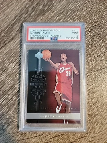 2003-04 Upper Deck Honor Roll LeBron James Tremendous Talents RC #TT7 Cavaliers
