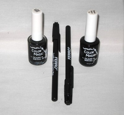 FUSIBLE PAINT PACK: COLOR MAGIC FUSIBLE PAINTS & FERRO FUSIBLE PAINT PENS KIT #2