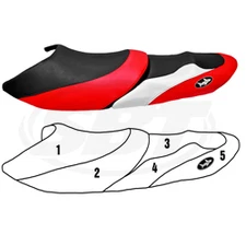 Yamaha Custom 2001-04 XL1200 XLT 2002-04 XLT800 Seat cover Blacktip XLT 1200 800