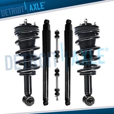 4WD Front Struts Rear Shocks Sway Bars Kit for 2014 - 2018 Silverado Sierra 1500