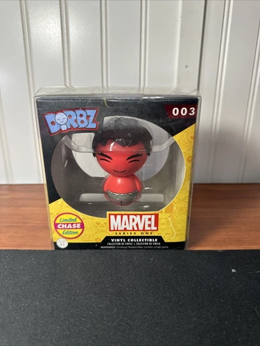 Funko Dorbz CHASE MARVEL SERIE ONE CASCO ROJO con Protector ¡COMO NUEVO! ¡NUEVO! Pop