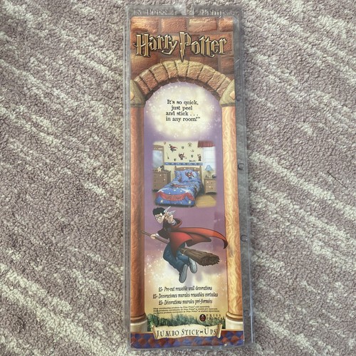 NEW Harry Potter Stickers Reusable Wall Peel Stick Decorations RARE Decals NIB