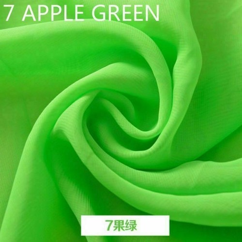 18 Farbe Chiffon Stoff DIY Material Brautkleid Craft Sheer Schlicht Solid Weiche - Bild 20 von 29