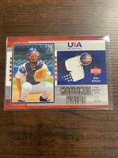 A78,444 - 2004 Upper Deck National Pride Jersey 1 #11 Mike Nickeas
