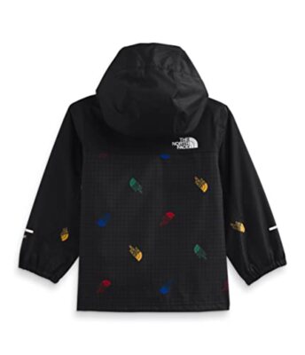 THE NORTH FACE Baby Antora Kids Rain Jacket TNF Black Tossed