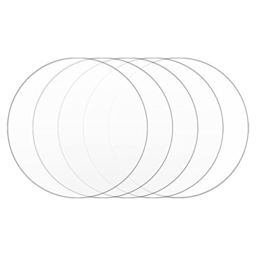 5 Stück Klare Acryl Plexiglas Platte Scheibe 8 Zoll Durchmesser Transparent Plexiglas Ac... - Bild 1 von 7
