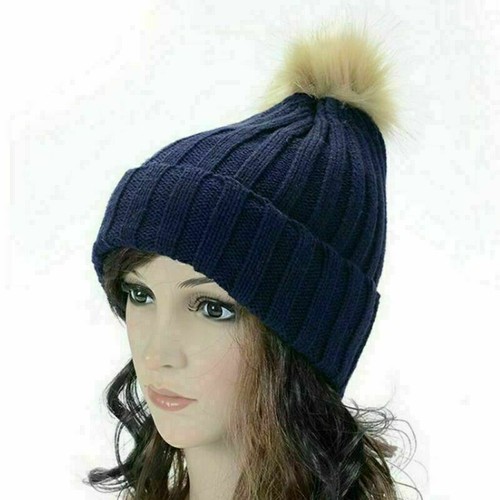Womens Winter Russian Fluffy Faux Fur Headband Hat Thick Ear Warm Snow Ski Cap - Picture 18 of 18