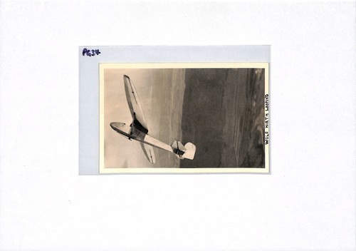 GERMANY GLIDER Aviation 1935 RP Postcard WOLF HIRTH *LOOPING* {ex Slater}PG34 - Picture 7 of 10