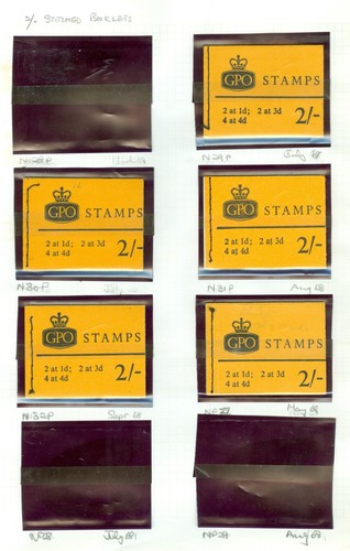 (See pictures) Collection of Pre decimal 2/- booklets x40 on 7 album pages... - Picture 4 of 7