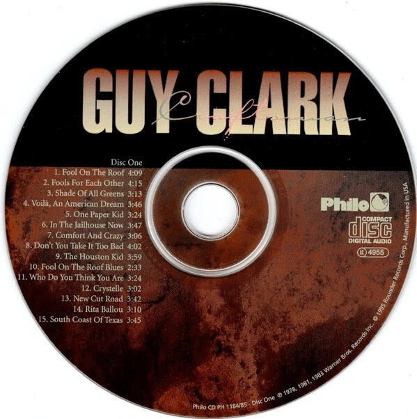 CD Guy Clark - Craftsman (2-CD) - Bild 3 von 4