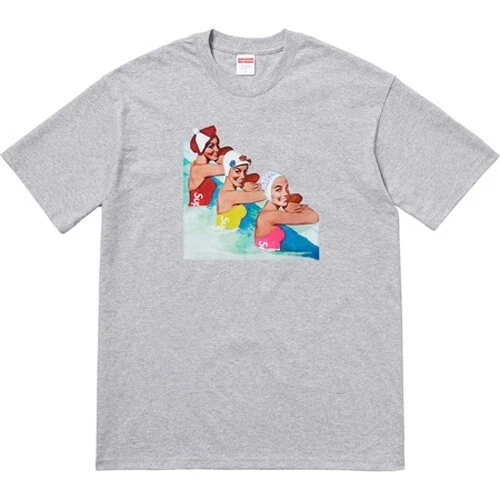 Tee shirt Supreme Swimmers gris bruyère XL