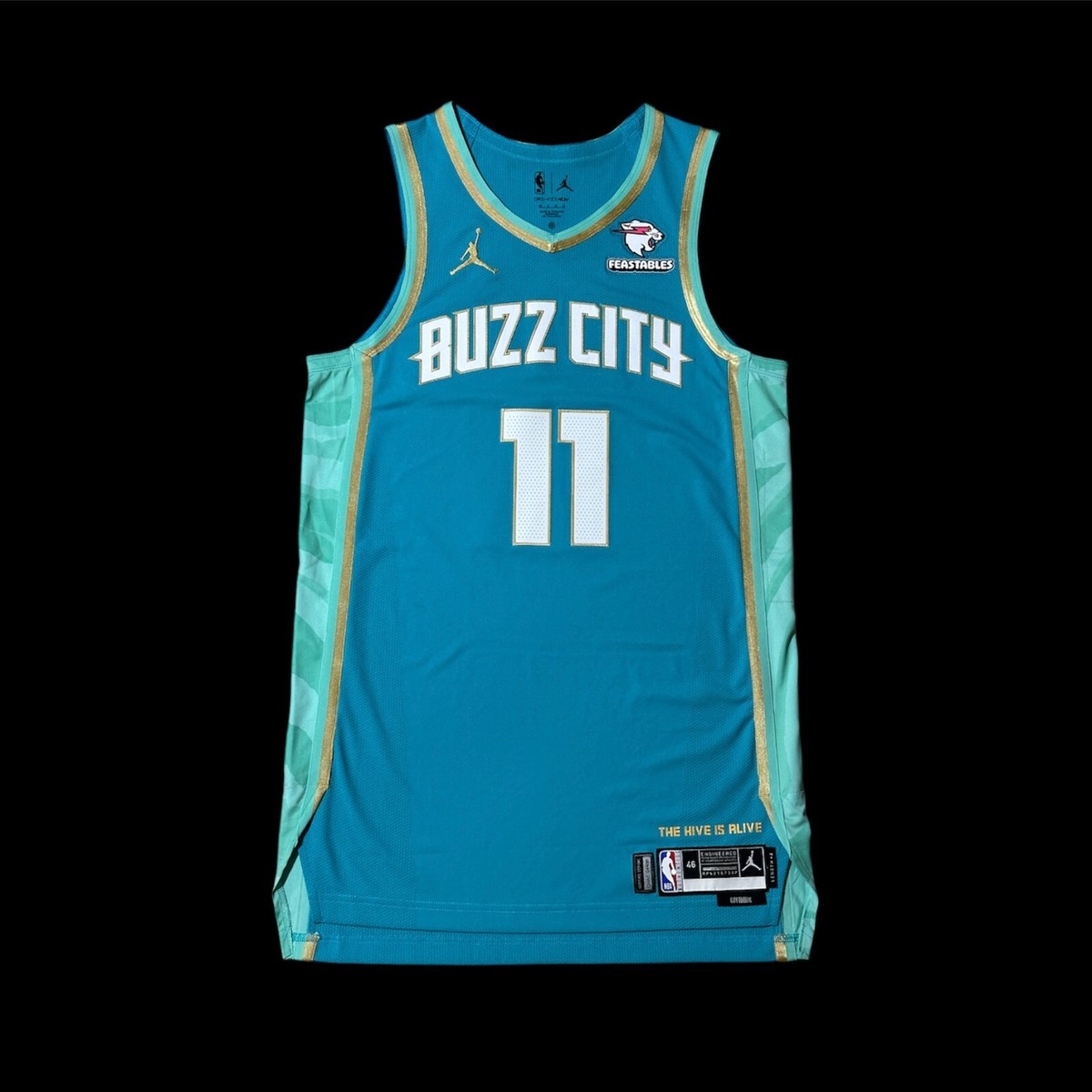 Nike NBA Cody Martin Charlotte Hornets Game-Issued City
