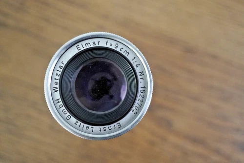 Leica Elmar 90mm 9cm F4 Collapsible Telephoto M Mount Lens