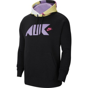 men's nike sportswear club fleece geometric hoodie
