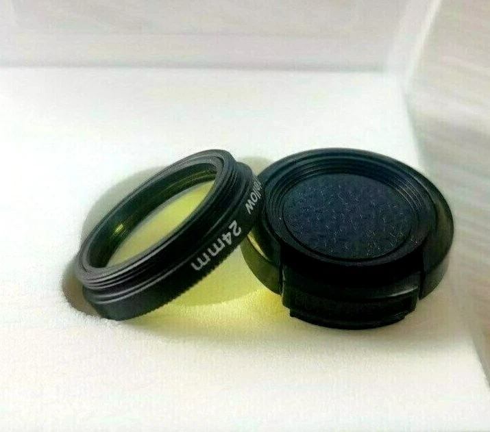 Yellow Panchromatic Filter Cap for Rollei 35 35 T 35 TE Rollei 35 SE 24mm 30.5mm - Image 2 of 4