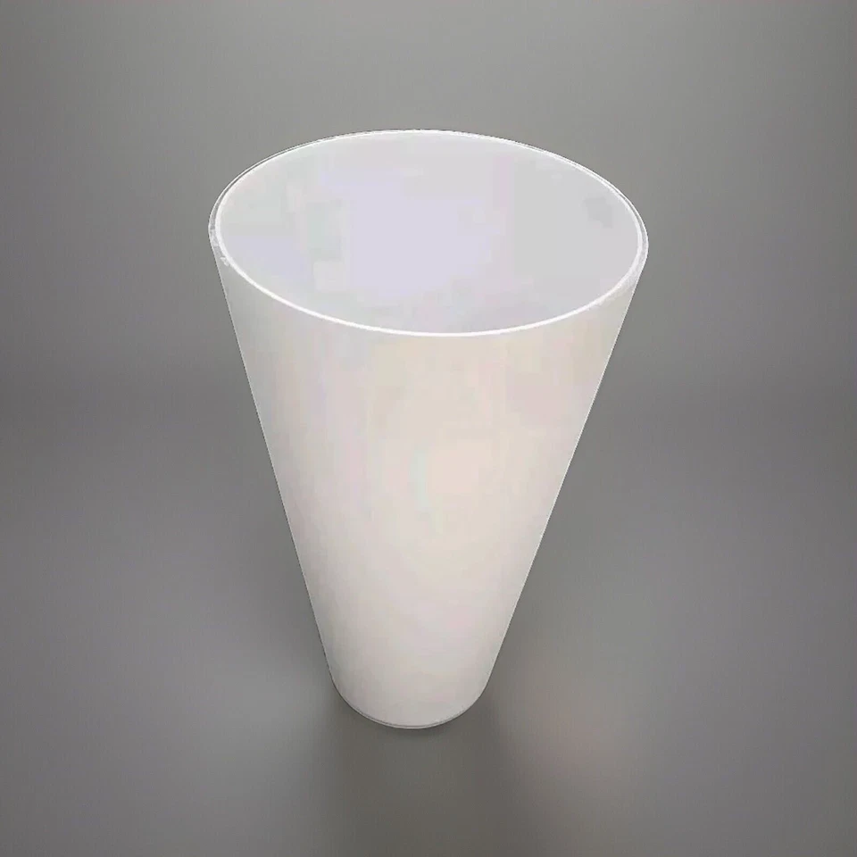 E27 Lampenschrim Ersatz Glas Tischleuchte Stehlampe Pendelleuchte L 210mm Ø120mm - Bild 2 von 4