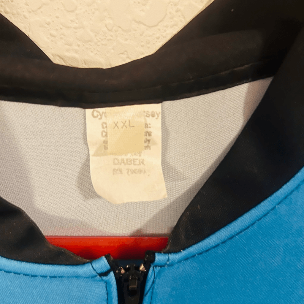 Maillot Descente Cyclisme Homme Taille XXL, Fluo Jaune/orange, état Très Bon, Original Années 90, Look Rétro Sport