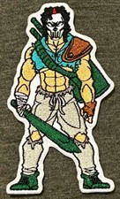TMNT figure patch CASEY JONES embroidered NINJA TURTLES Shredder April Krang 