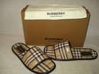 100% AUTHENTIC NEW WOMEN BURBERRY ALIXA CHECK QUILTED SLIDE SANDALS US 8 — photo 9